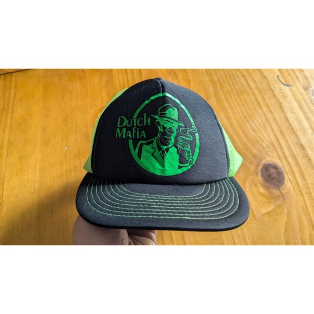 Dutch Mafia Hat Cobra Green Black Trucker Snapback Cap OSFA